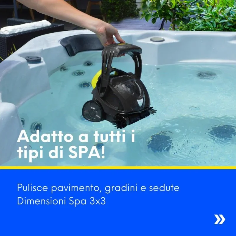 Zodiac SPABOT OS 0800 Senza Fili Cordless – Robot Pulitore Idromassaggio / SPA a Batteria - immagine 4