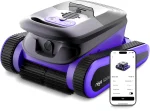 Maytronics Niya Sonar F5i Senza Fili Cordless – APP Bluetooth – Navigazione Sonar – Robot Pulitore Piscina a Batteria fino a 12 Mt – FONDO + PARETI + LINEA – NOVITA’