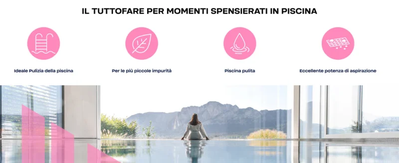 BWT ES Echo Senza Fili Cordless – APP Bluetooth / WiFi – Navigazione Ultrasuoni – Gyro – Robot Pulitore Piscina a Batteria da 4 a 12 Mt – FONDO + PARETI + LINEA – NOVITA’ 2025 - immagine 13