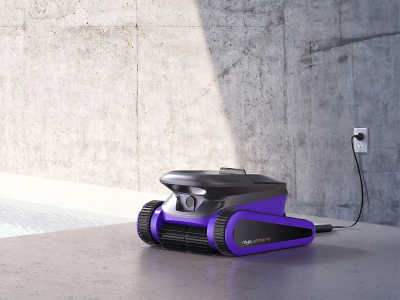 Maytronics Niya Sonar F5i Senza Fili Cordless – APP Bluetooth – Navigazione Sonar – Robot Pulitore Piscina a Batteria fino a 12 Mt – FONDO + PARETI + LINEA – NOVITA’ - immagine 23