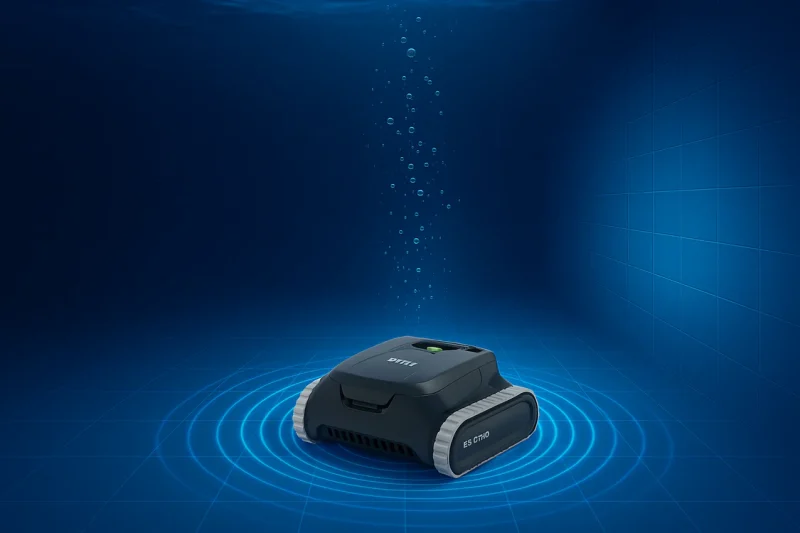 BWT ES Echo Senza Fili Cordless – APP Bluetooth / WiFi – Navigazione Ultrasuoni – Gyro – Robot Pulitore Piscina a Batteria da 4 a 12 Mt – FONDO + PARETI + LINEA – NOVITA’ 2025 - immagine 6